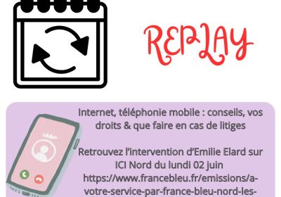 Intervention Emilie Elard sur Ici Nord du  2 juin
